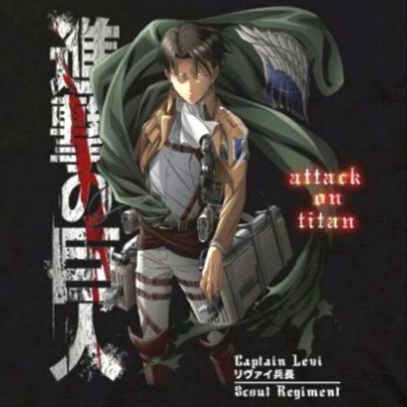Attack On Titan Captain Levi Short Sleeve Shirt - Picture 2 of 3